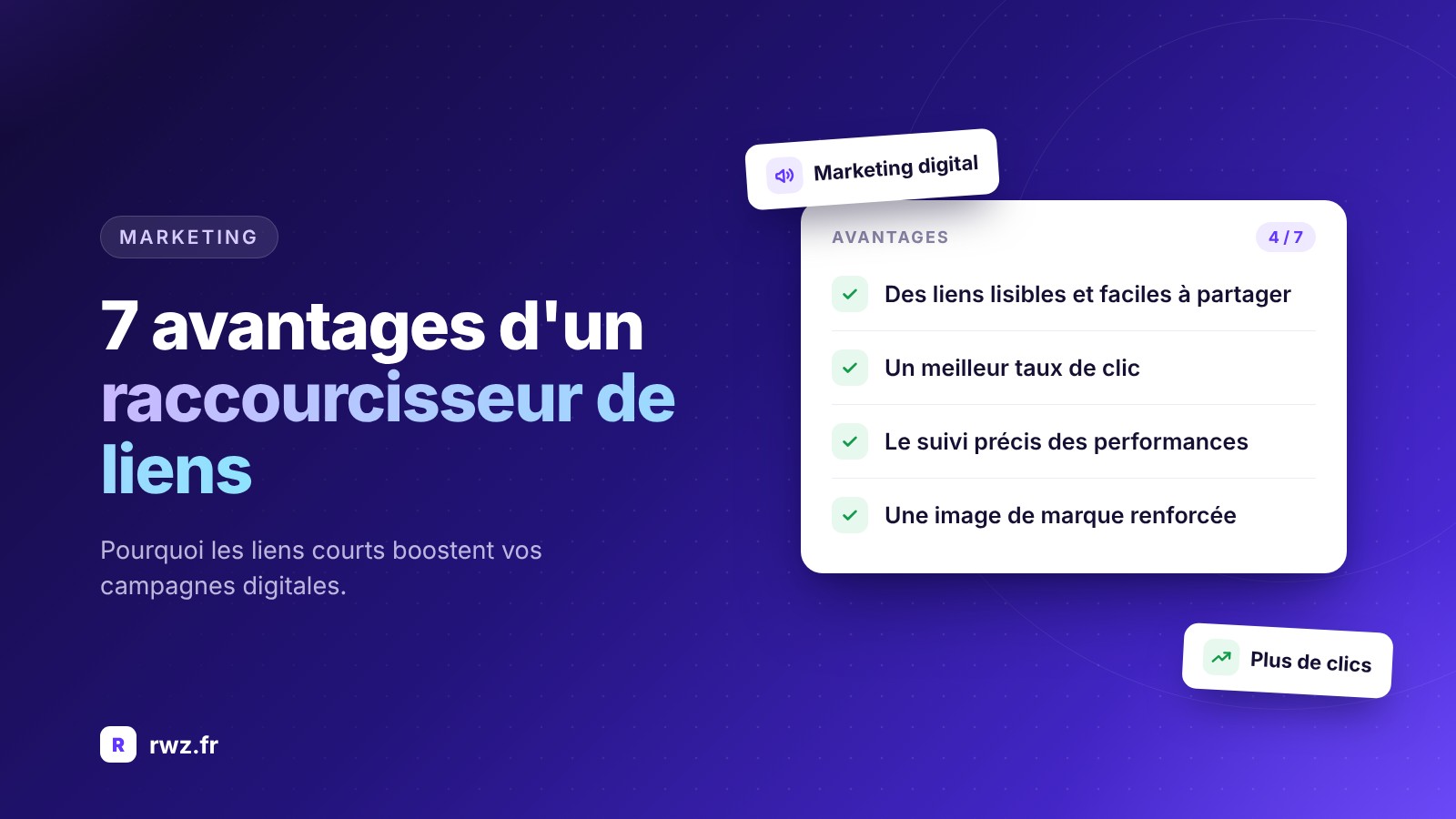 7 avantages d'un raccourcisseur de liens pour votre marketing digital