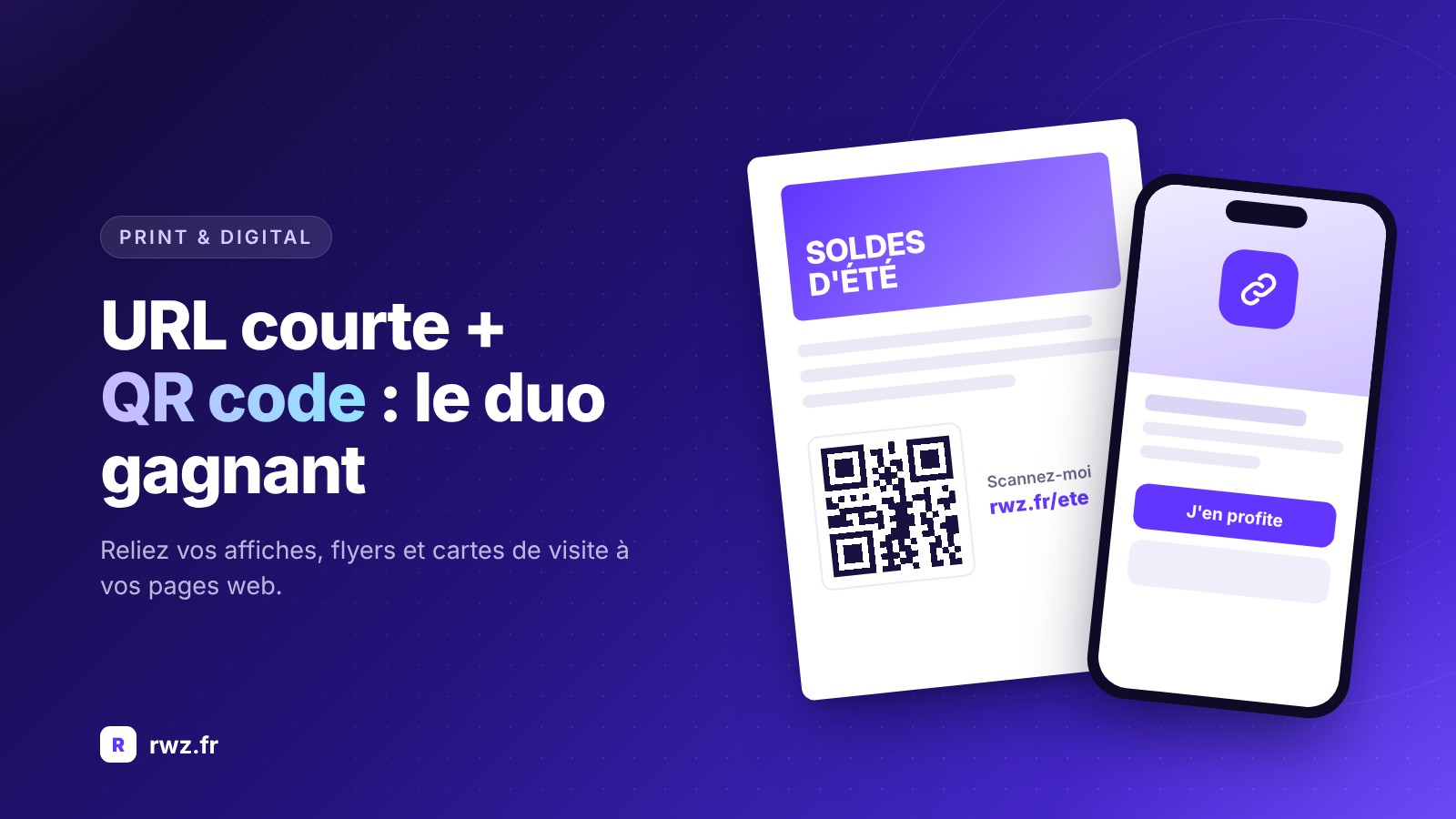 Raccourcisseur d'URL et QR code : le duo gagnant pour vos supports print et digitaux