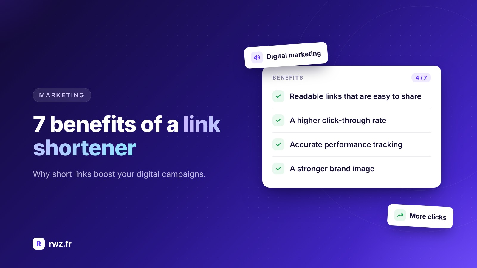 7 benefits of a link shortener for your digital marketing